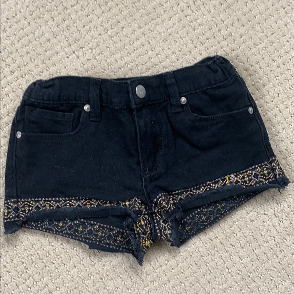 Girls Jessica Simpson black Jean shorts